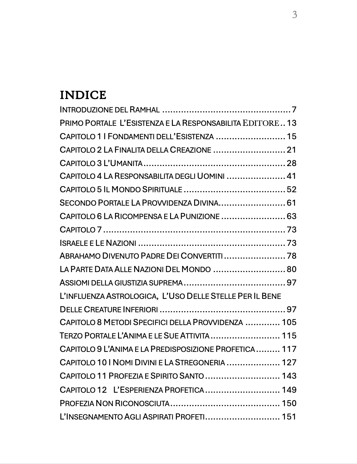 La Via di Dio : Derekh Hashem