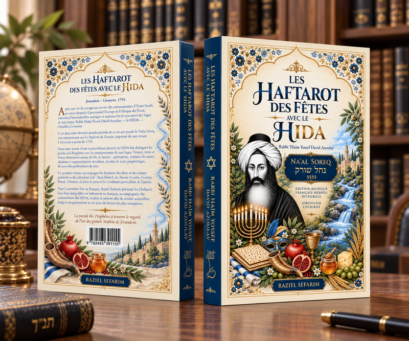 ISRAEL Nahal Soreq : Les Haftarot des Fêtes de l'année avec le 'HIda. 5555 de Jérusalem à Livourne (Copie)